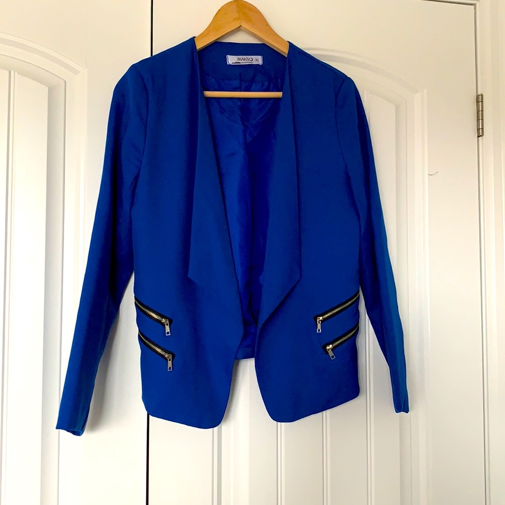 Royal Blue soft blazer